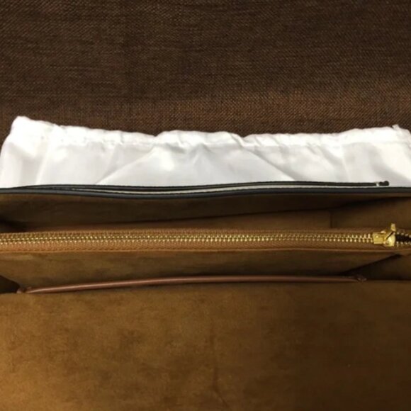 COACH Polished Pebble Tabby Chain Clutch Bag - Picture 12 of 13